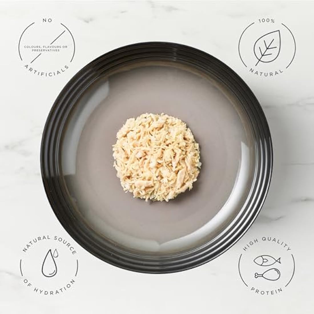 Encore 100 percent Natural Adult Wet Cat Food, Chicken and Fish Selection Bulk Pack in Broth 70 g Tins (Total of 48 Tins)