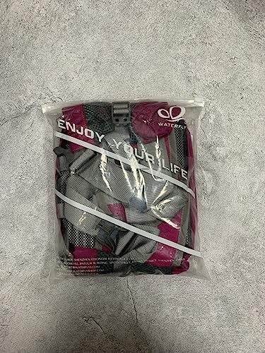 Waterfly Hiking Waist Pack Bum Bag Waist Bag with Bottle Holder Running Bag for Camping Climbing Travel Cycling and Dog Walking