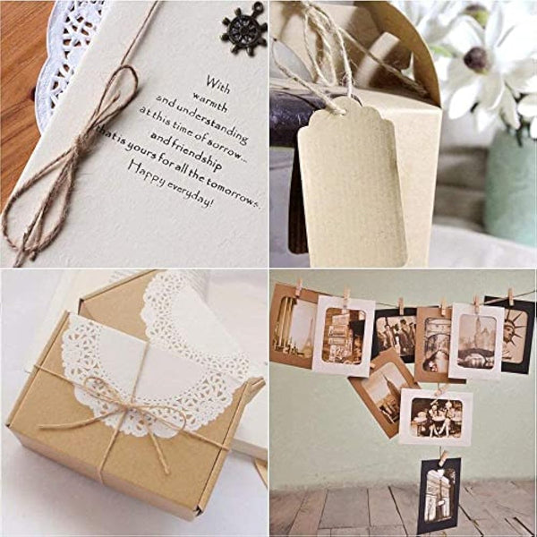 jijAcraft 3.5cm Mini Wooden Pegs: 100Pcs Mini Photos Pegs for DIY Crafts Brown Photo Display Clips Small Wooden Clothes Peg for Hanging Photos Cards