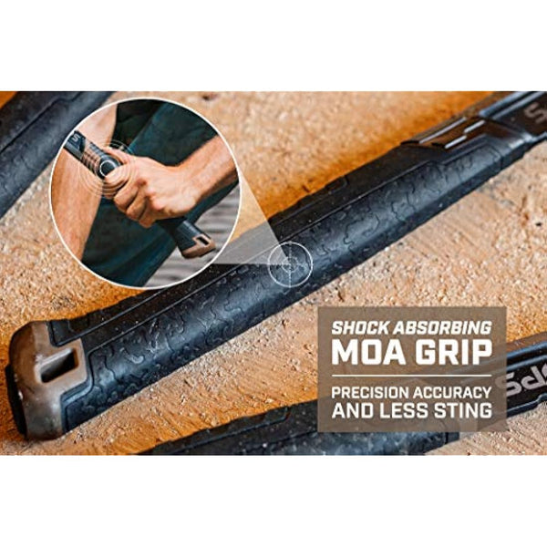 Spec Ops Tools 20 oz Rip Claw Nailing Hammer with Smooth Face, Shock-Absorbing Grip, 3% Donated to Veterans