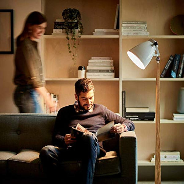 Amazon Basics LED E27 Edison Screw Bulb, 10W (Equivalent to 75W), Cool White, Non Dimmable - Pack of 6