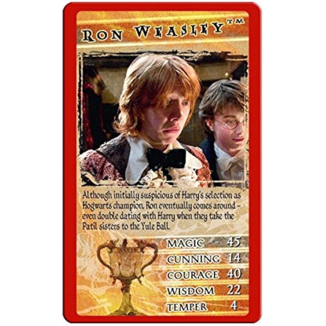 Harry Potter and the Goblet of Fire Top Trumps Card Game
