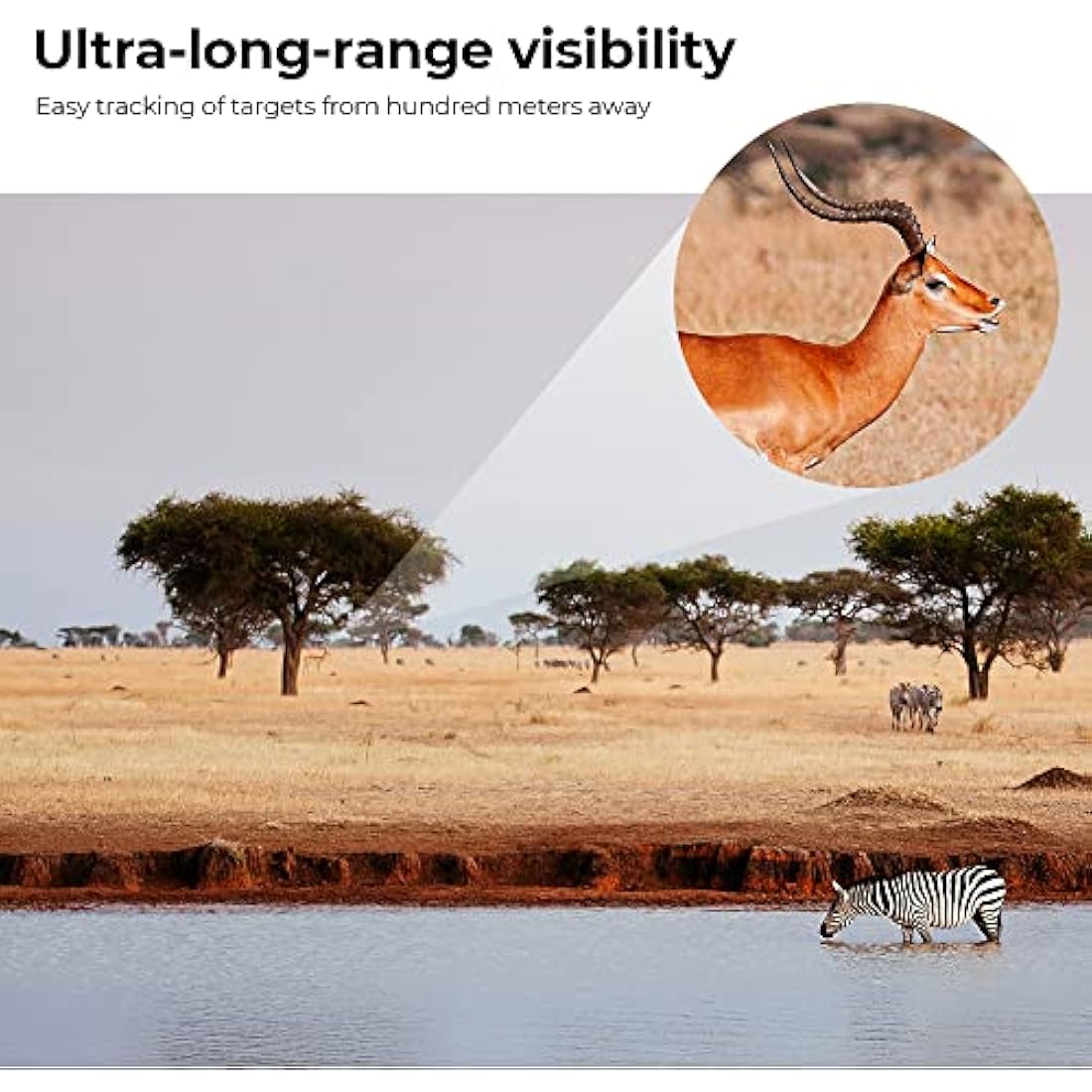 K&F Concept 12X50 HD Monoculars, Monoculars Telescope for Adults with BAK4 Prism & FMC Lens, Waterproof Monocular Scope with Dual Focus for Bird Watching Hunting Wildlife Hiking Traveling