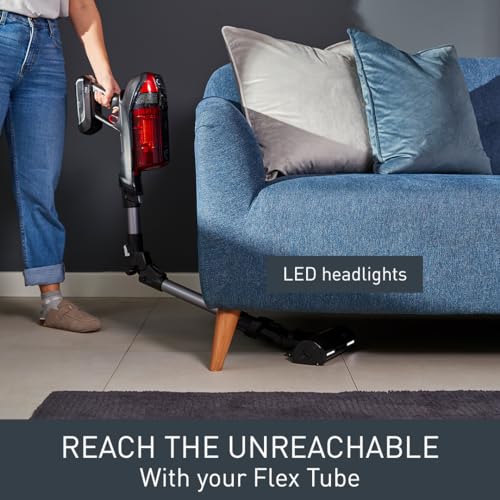 Tefal Cordless Stick Vacuum Cleaner X-Force 12.60 – 45 min Runtime, Handheld & Flexible Vacuum Cleaner, Pet & Car Tool, Red, TY98A2GO