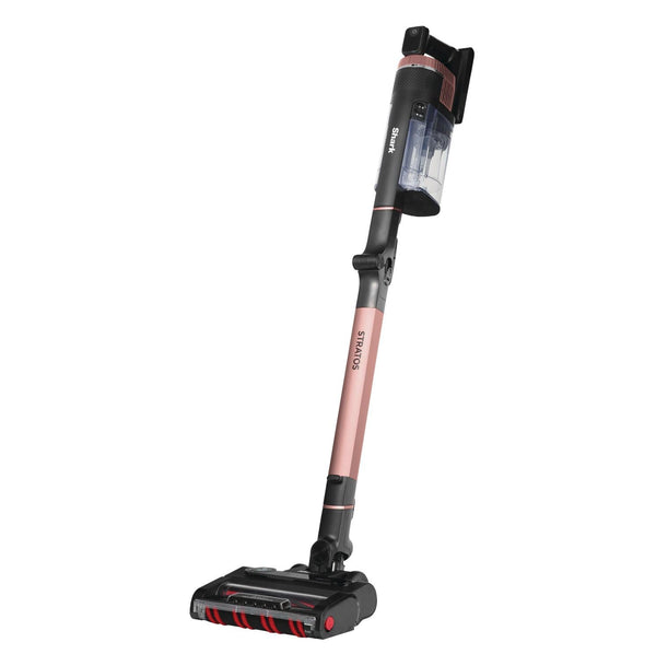 Shark Stratos Cordless Stick Vacuum Cleaner with Anti Hair Wrap Plus, Clean Sense IQ & Anti-Odour Technology, 60 Mins Run-Time, Removable Battery, Charcoal/Rose Gold IZ400UK