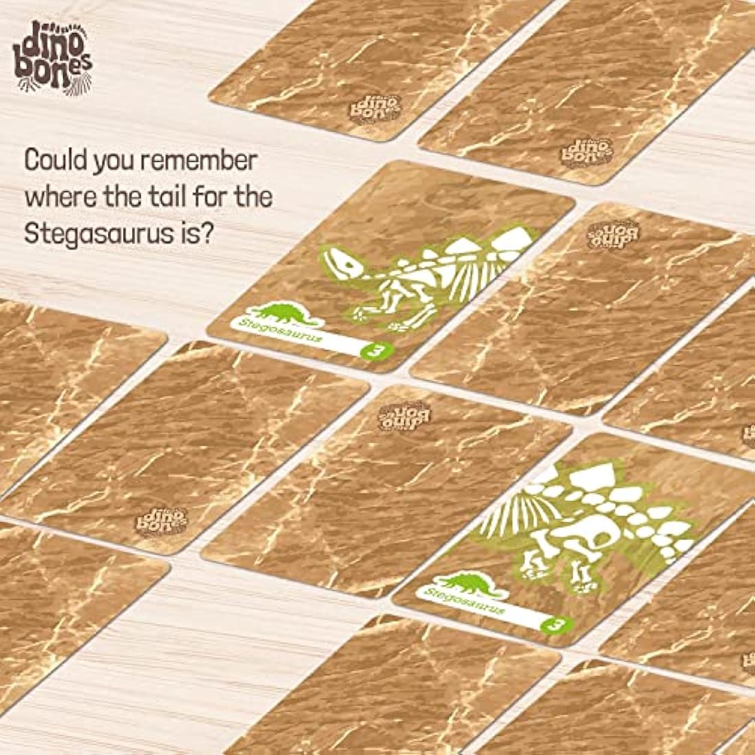 Hillcrest Games Dino Bones - Dinosaur Memory Game