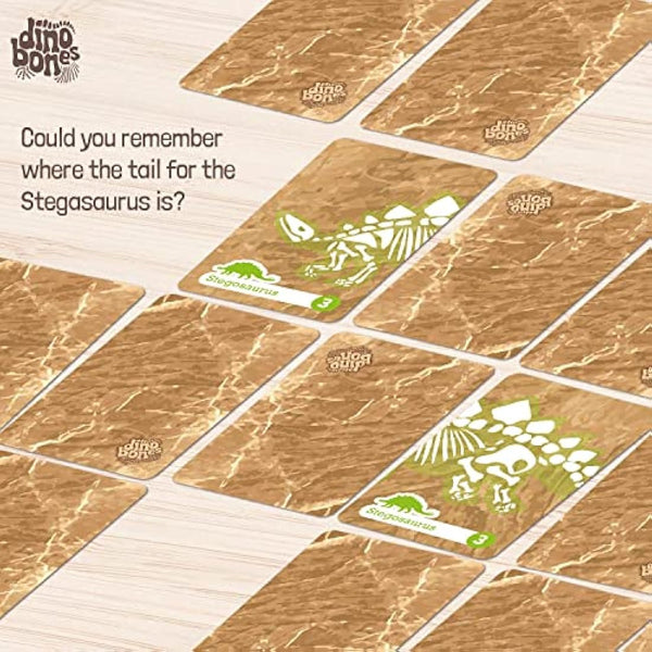 Hillcrest Games Dino Bones - Dinosaur Memory Game