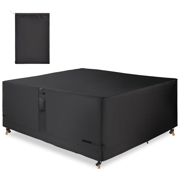 VonHaus Waterproof Garden Furniture Set Cover  Premium Heavy Duty, Breathable 420D Oxford Fabric Protection for Patio & Outdoor Furniture, Chairs,