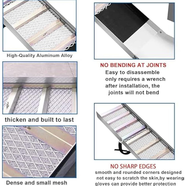 50" Folding Aluminum Alloy Sluice Box,Portable Sluice Box for Gold Mining,Gold Prospecting Equipment for Gold Panning,Prospecting,Gold Classifiers,Gold Panning Equipment,Silver