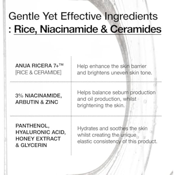 ANUA 7 Rice Ceramide Hydrating Barrier Serum (50 ml)