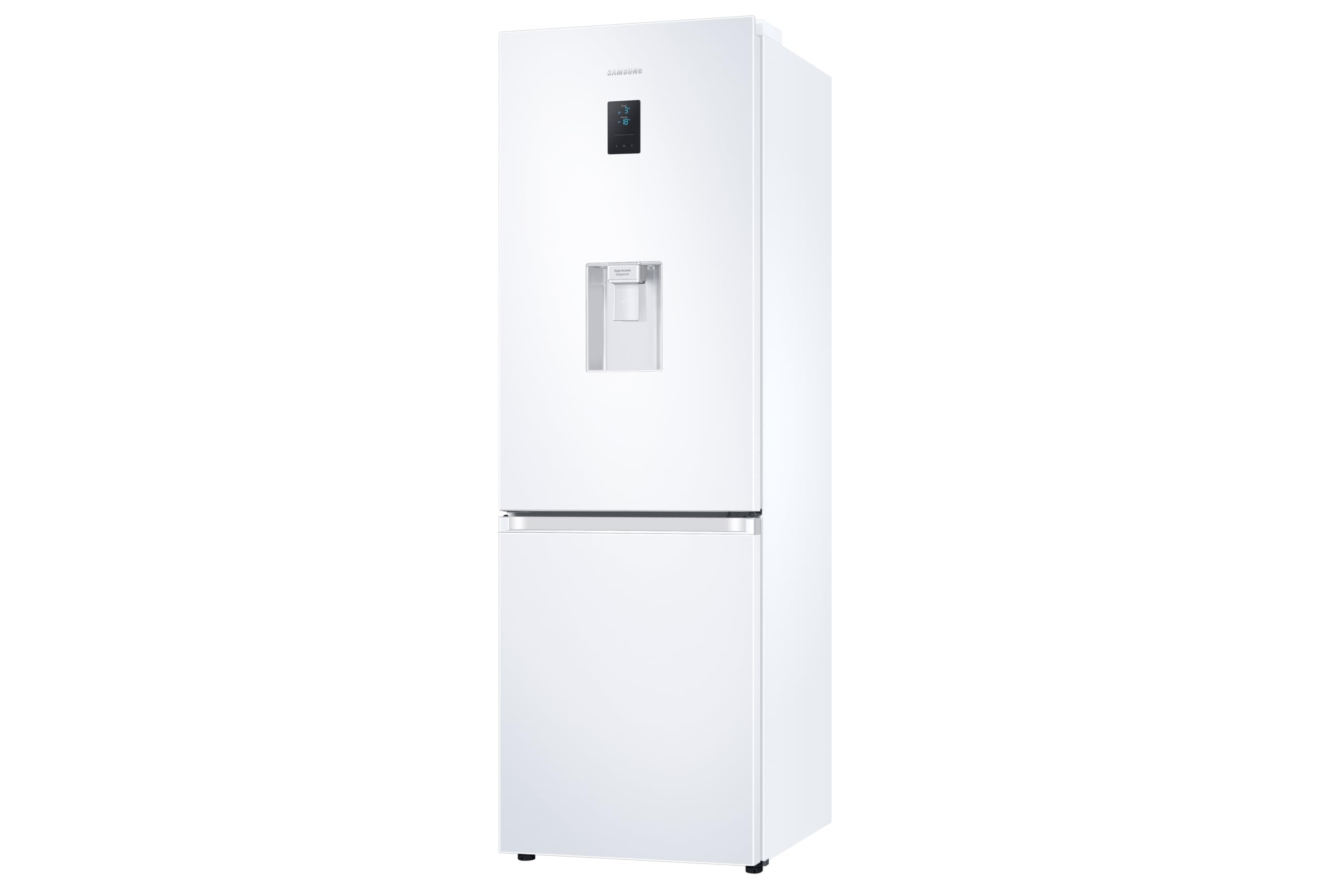 Samsung Classic Fridge Freezer, with Wine Shelf, Features Big Door Bin, All Around Cooling and SpaceMax Technologies, Silver, 7 Series, RB34C652ESA/EU