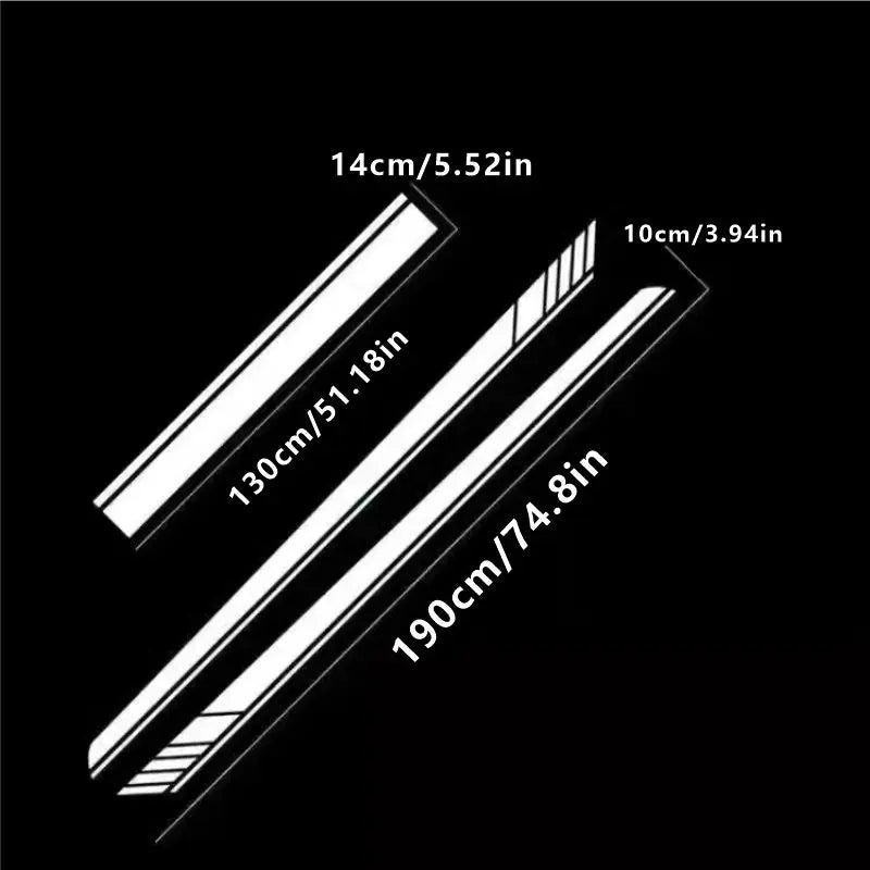 Car Vinyl Stickers Body Bonnet Decals For Audi BMW Mercedes Ford VW Toyota Nissan Kia Renault Hyundai Skoda External Accessories