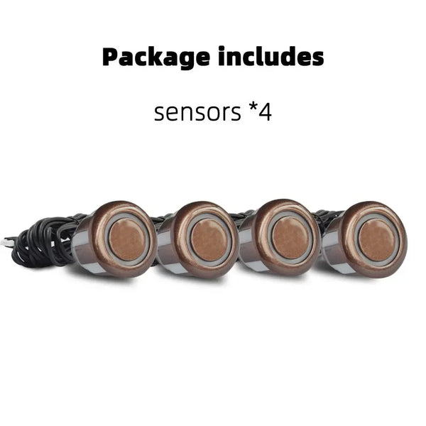 4PCS 22mm Ultrasonic Parking Sensors Reverse Backup Radar System Choose From Red, Black, White, Silver, Gray, Gold, and More!