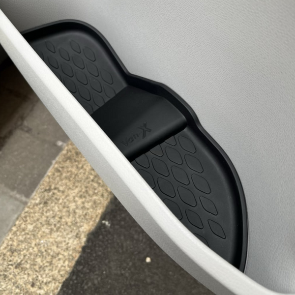 For VW ID Buzz Rubber Door Card / Pocket Mats - Lower Level, Premium Fit