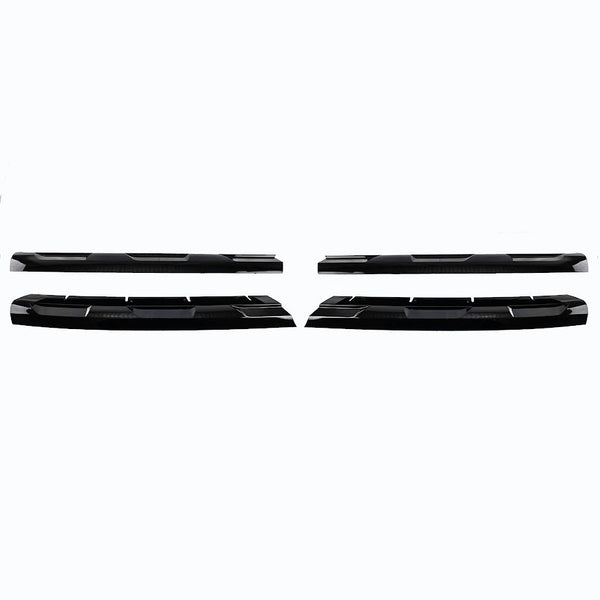 For VW Transporter T6 R-Line Front Grille Trims - Gloss Black Painted and Ready to Fit