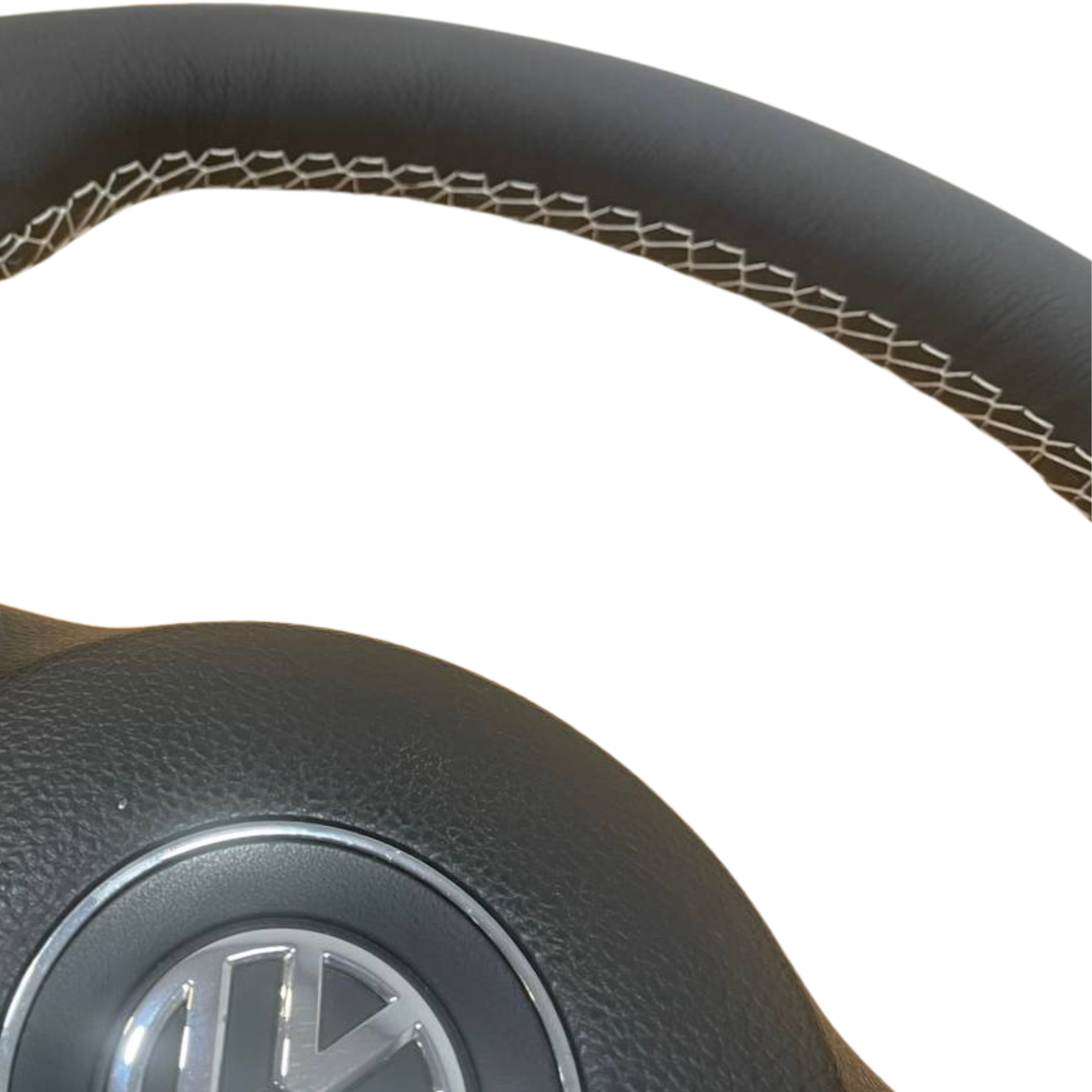 For VW T5.1 Transporter Premium Leather Steering Wheel Replacement Upgrade