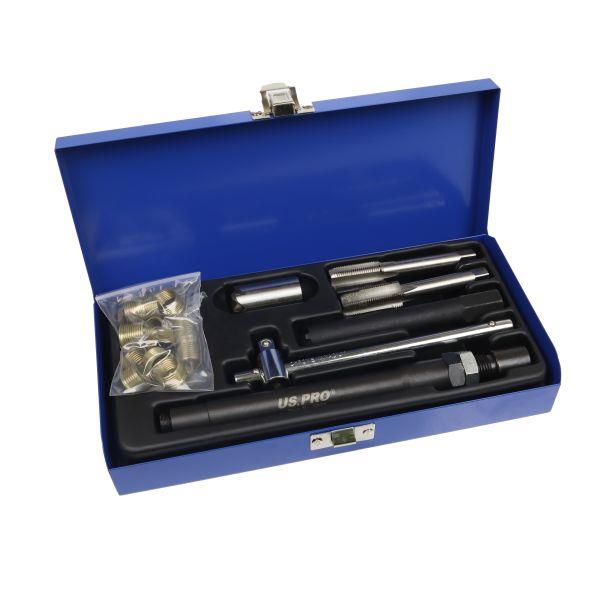 US PRO Tools Thread Repair Kit For Deep Seated Spark Plugs M14 x 1.25 5916