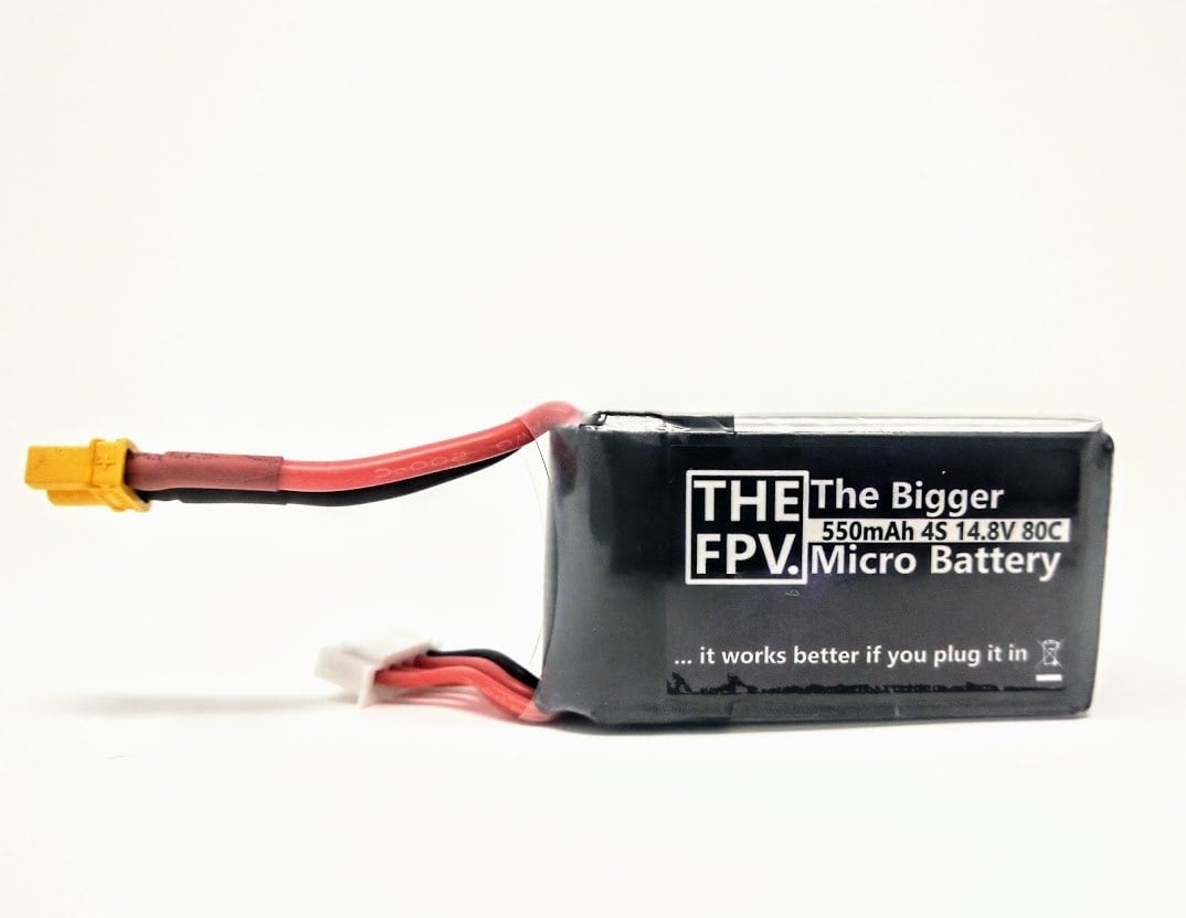 TheFPV 550mAh 4S 80C 14.8V Micro Battery XT30