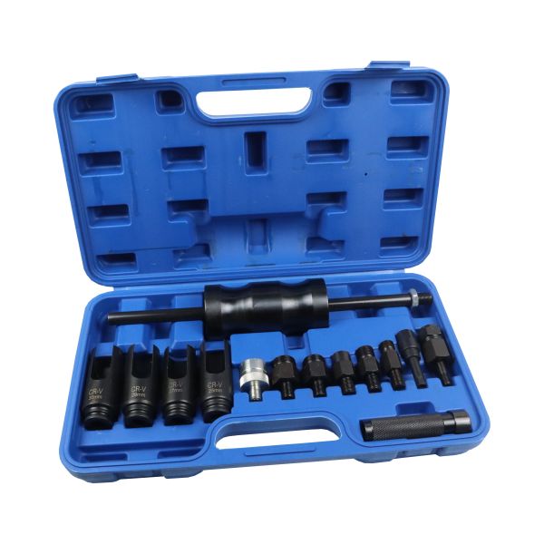 US PRO Tools 14pc Injector Extractor + Common Rail Adaptor Bosch Delphi etc 5597