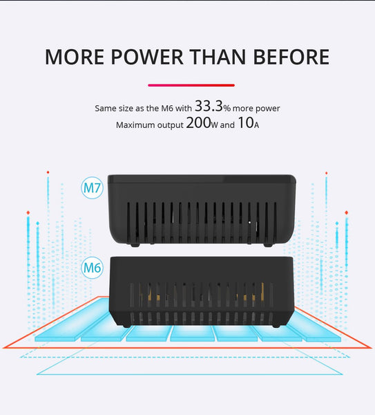 ToolkitRC M7 200W DC Multi Function Balance Charger XT60