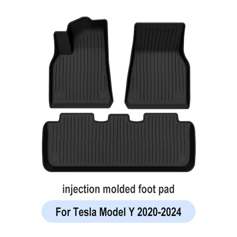 For Tesla Trunk Mat Model Y Model 3 high land Floor Mat 2021-2025 Luggage Mat TPE waterproof Anti-Slip Set Floor Liner Mat