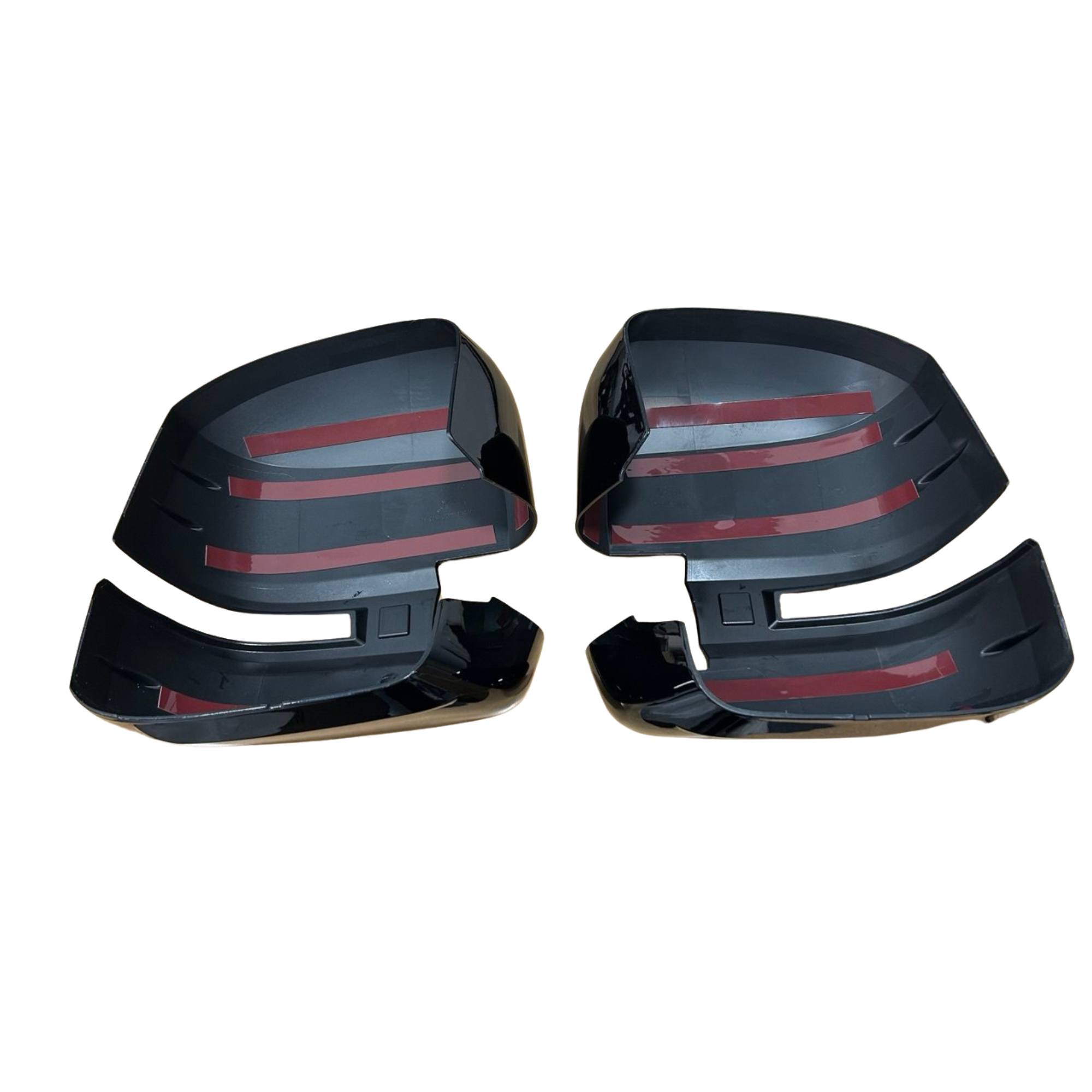 For VW Crafter New Shape Mirror Covers -  Set of 2 - Gloss Black | Van-X