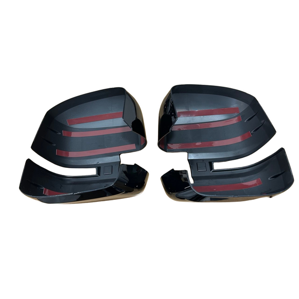 For MAN TGE Mirror Covers -  Set of 2 - Gloss Black | Van-X