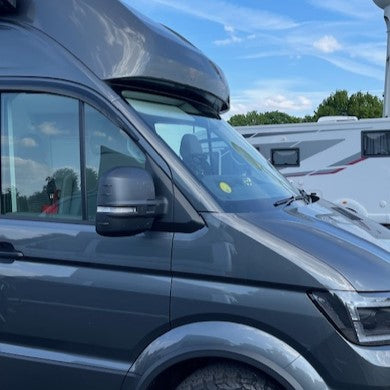 For VW Crafter New Shape Mirror Covers -  Set of 2 - Hammerite | Van-X