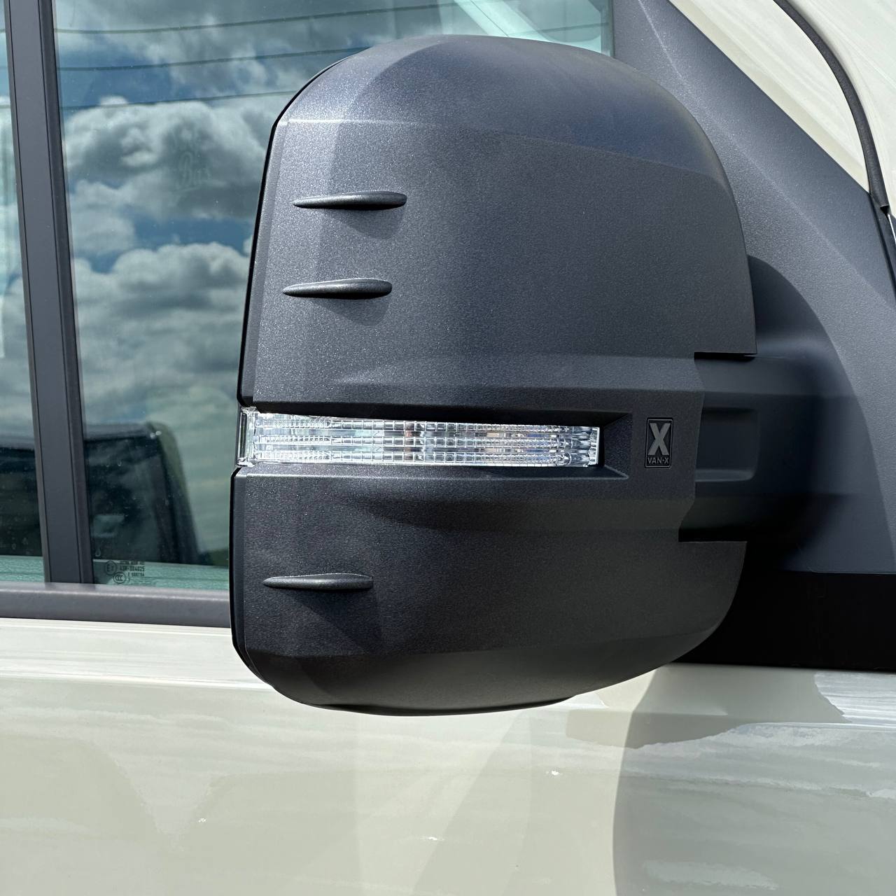 For MAN TGE Mirror Covers -  Set of 2 - Hammerite | Van-X