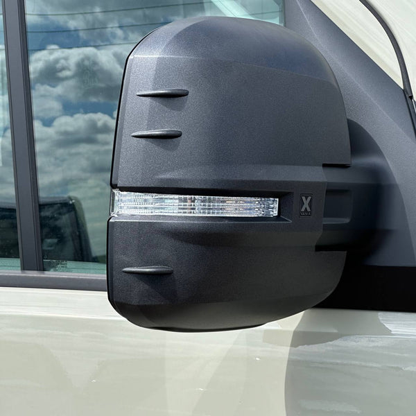 For MAN TGE Mirror Covers -  Set of 2 - Hammerite | Van-X