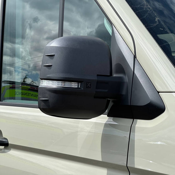 For MAN TGE Mirror Covers -  Set of 2 - Hammerite | Van-X