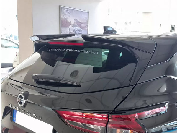 Motordrome Roof Rear Spoiler Wing Qashqai J12 2021+ Gloss Black