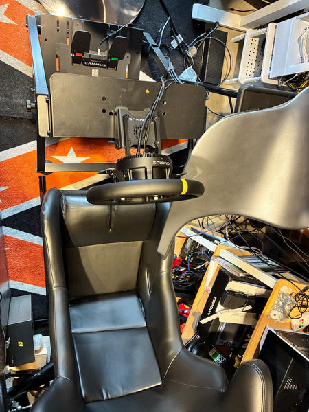 UK Ex-Demo / Un-Boxed As New CAMMUS C12 Steering Wheel + CS5 Mount + CP5 Pedals Racing Sim Hardware