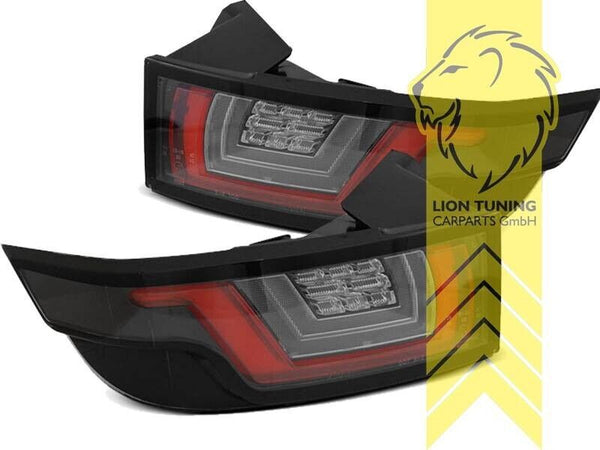 LT Pair DYNAMIC LED DRL Rear Lights Range Rover Evoque LV L320 11-15 Black Smoke