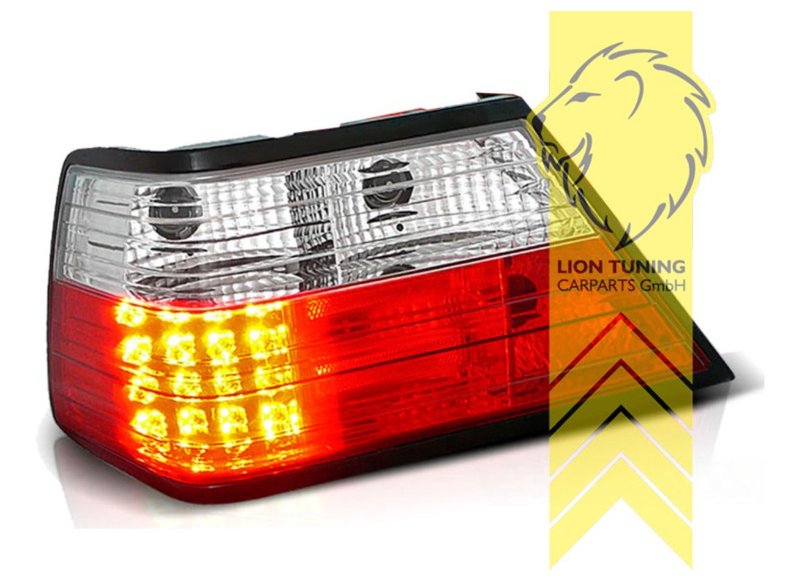 LT Pair LED DRL Rear lights Light Bar W124 Limo C124 Coupe A124 Cabrio red white