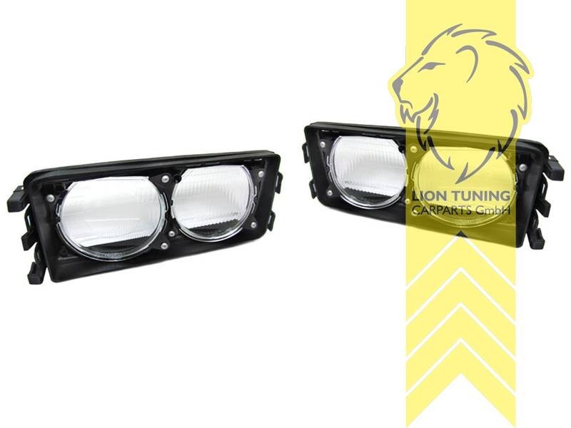 LT Pair Headlights Lens Lenses Fronts BMW E36 Sedan Touring Coupe Convertible
