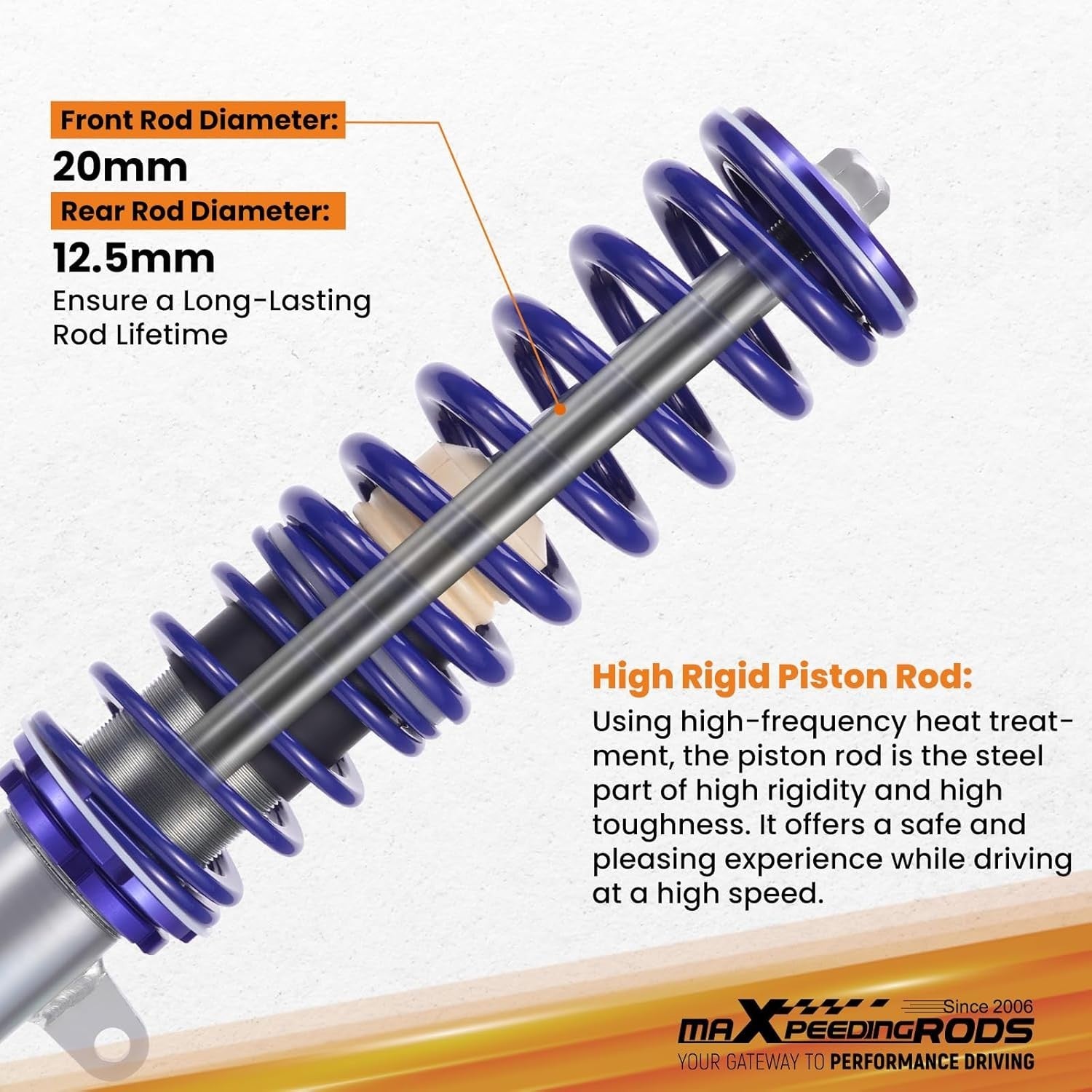 MXPR Lowering Coilovers Kit BMW 1 Series E87 2004-2012 Hatchback