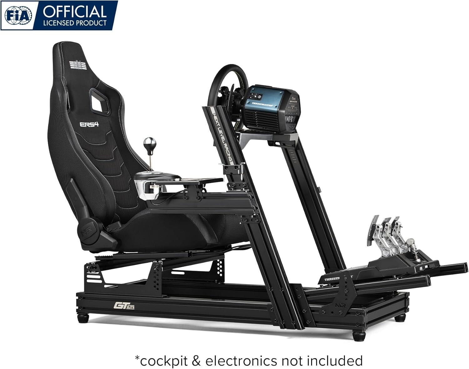 NLR ERS4 Elite x1 Universal Bucket Sports Seat Black Car Racing Simulator Sim