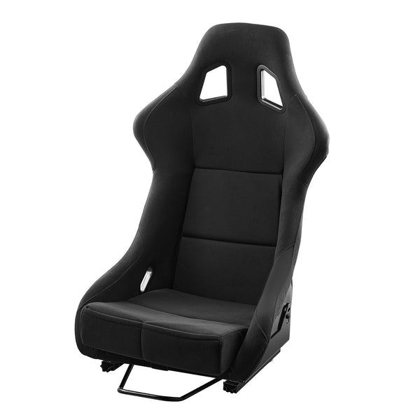 VVR x1 Black HD Textile Sports Car Van Camper Universal Bucket Seat + slides