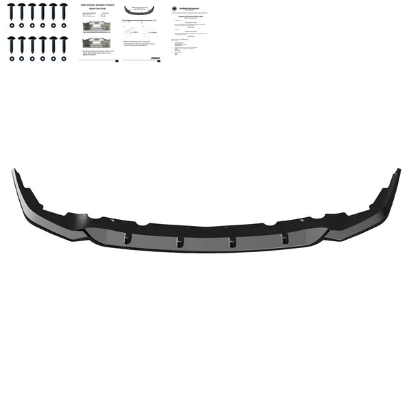OW Front Bumper Lip Splitter BMW 1 Series F40 M-Pack 19-24 M135i Gloss Black
