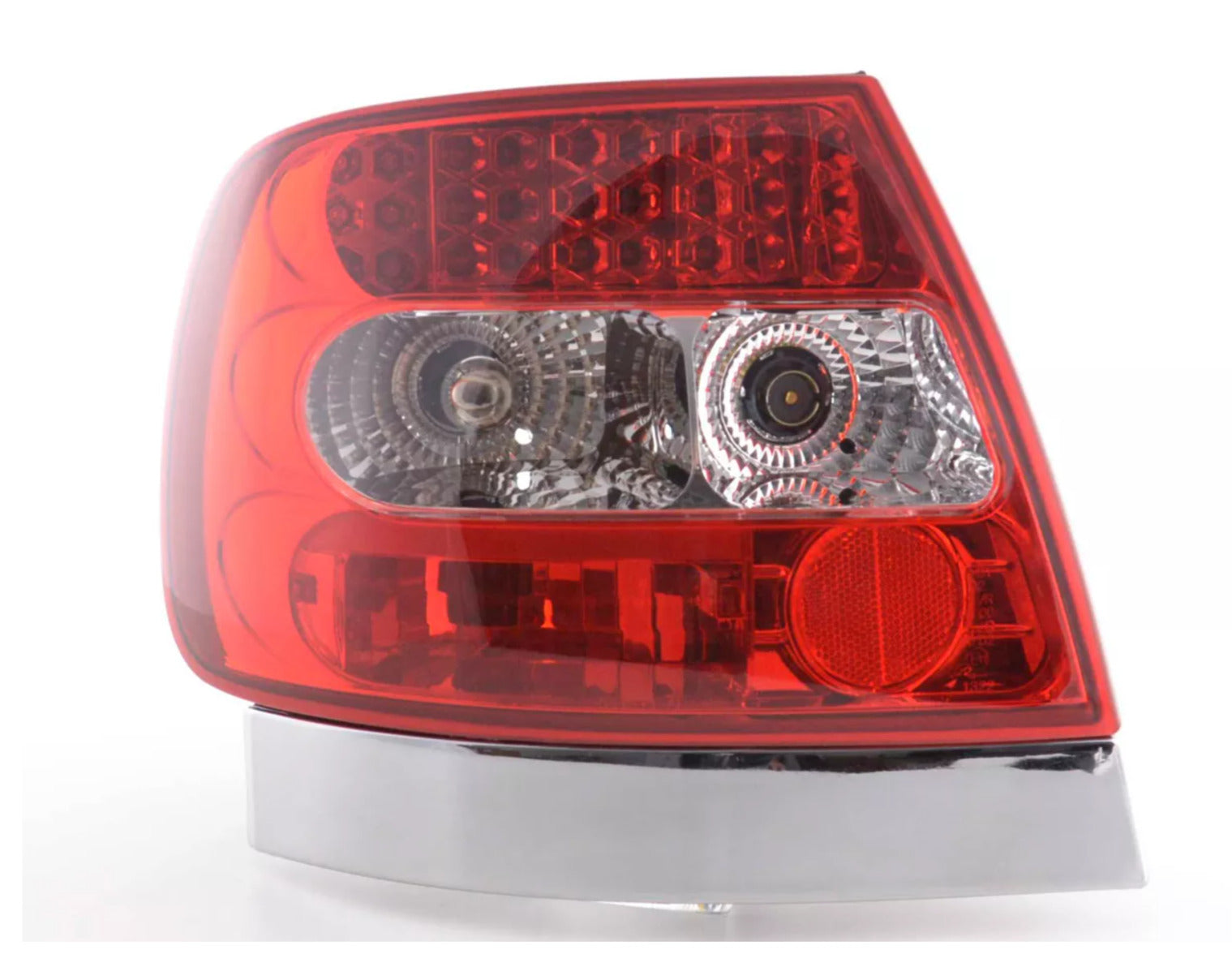 FK Pair LED Lightbar Rear Lights Audi A4 Saloon B5 8D 95-00 red S4 TDI LHD
