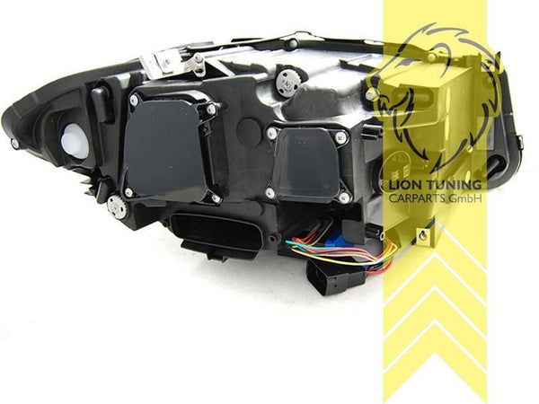 LT LED DRL Lightbar Headlights BMW F10 Limo F11 black Xenon for AFS LHD