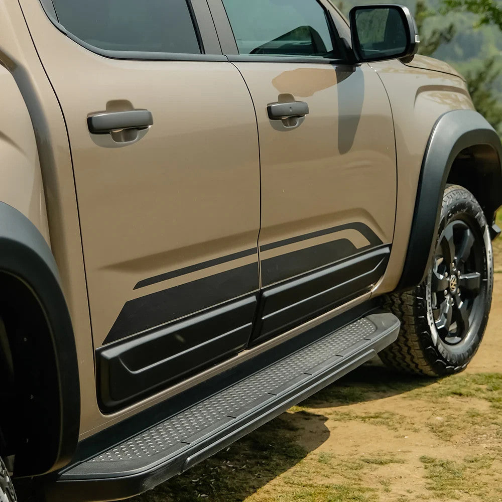 OW Body Cladding Styling Panels VW Amarok MK2 2022+ 4 Pcs ABS Black