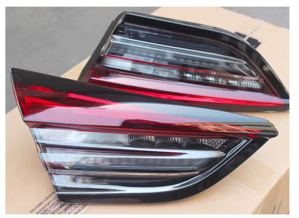 TYPY Pair LED DRL Lightbar REAR LIGHTS Maserati Quattroporte 13-21 Red Clear LHD