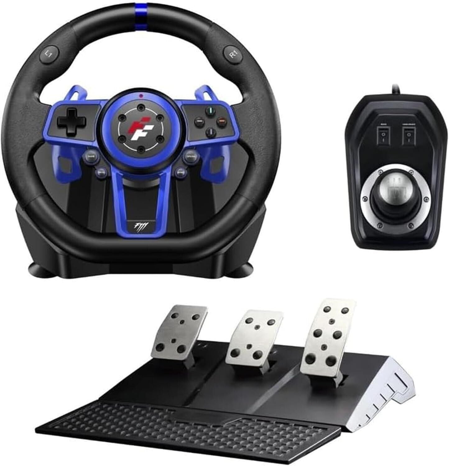 2024 Flashfire Suzuka F111 Racing FORCE FEEDBACK Wheel Pedals Shifter HE Sim