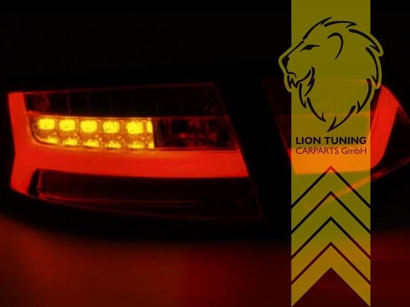 LT Set LED DRL Lightbar Rear Lights Tail Audi A6 C6 4F 08-11 Limo Smoke LHD