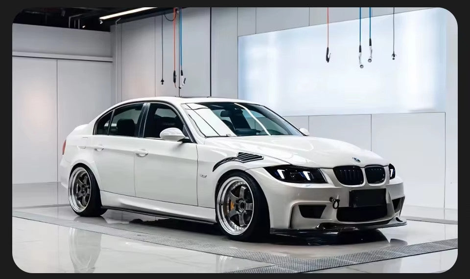 AKD Pair BMW E90 05-12 LED DRL Dynamic Lightbar Headlights LHD