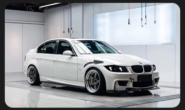 AKD Pair BMW E90 05-12 LED DRL Dynamic Lightbar Headlights LHD