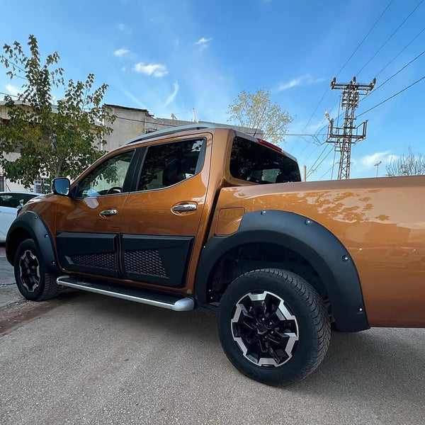 OW Fender Flares Wide Arch Kit NP300 D23 2017-2021 ABE TUV Matte Black ABS