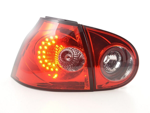 FK Pair Rear Lights VW Golf 5 MK5 1K 03-08 Red 1K LHD inc harness RHD